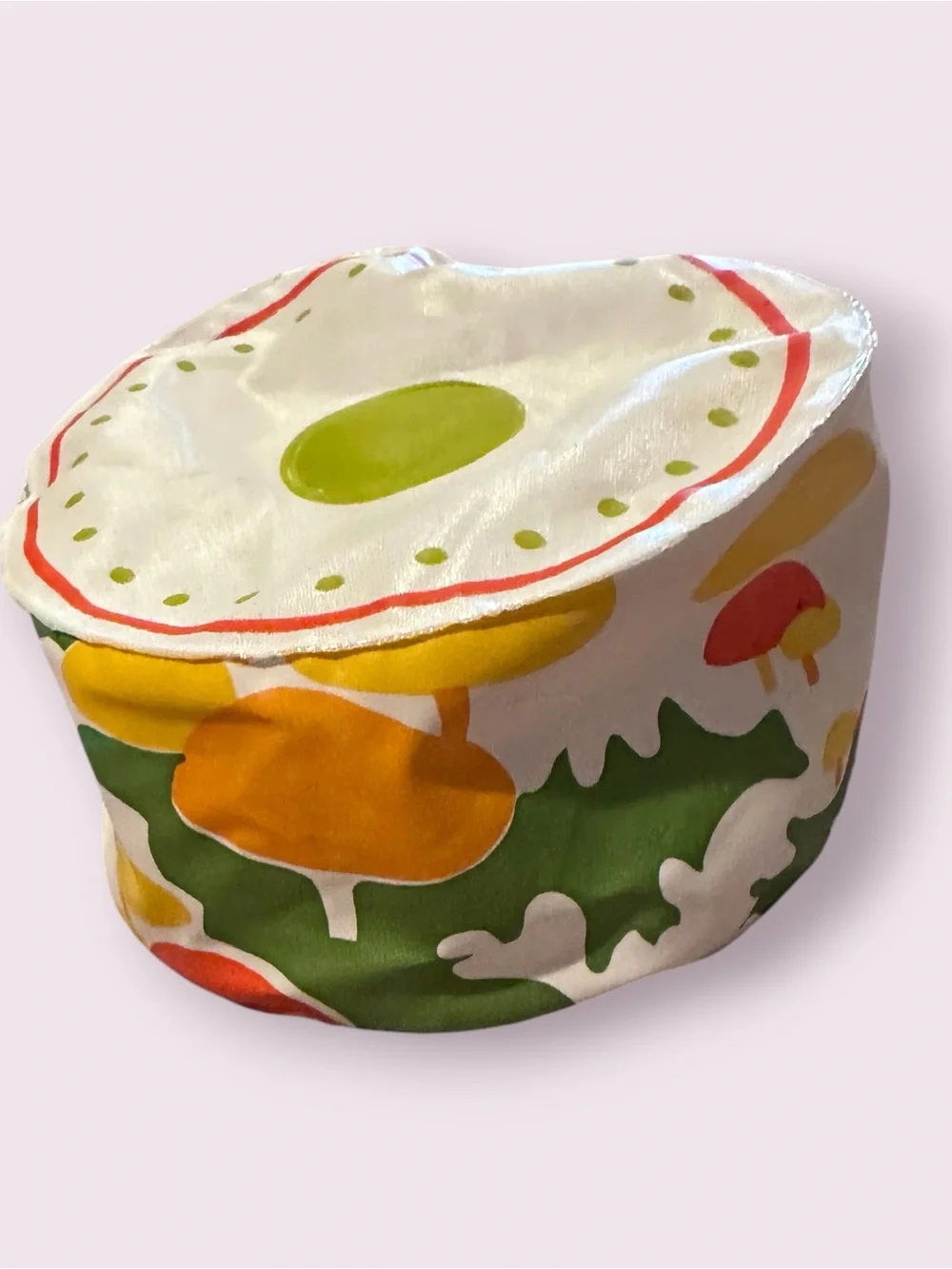 Vintage Barbie Puff N' Play Floral Print Retro Doll Bed Set Bed Ottoman Dresser